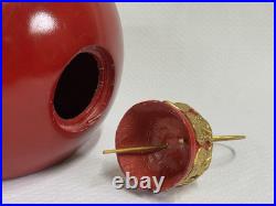 Very Rare Vintage MCM Ornament Bulb Christmas Tree Stand. Lazarus Window Display