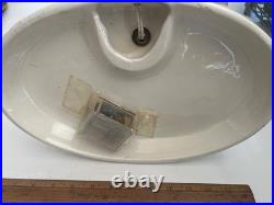 Vintage 13 1/2 Ceramic Christmas Tree With Cats On Base And Music Box Read