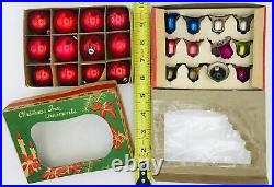 Vintage 140 Feather Tree Christmas Ornaments Boxes Tiny German Japan USA