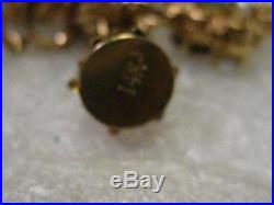 Vintage 14kt Solid Gold Christmas Tree, 3-D, enamel tipped, Charm or Pendant, 1