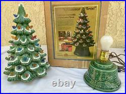 Vintage 16.5 Tall California Originals Ceramic Lighted Christmas Tree with Box