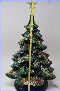 Vintage 16 Ceramic Christmas Tree