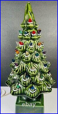 Vintage 17 Ceramic Christmas Tree The Raymond Lamp Co