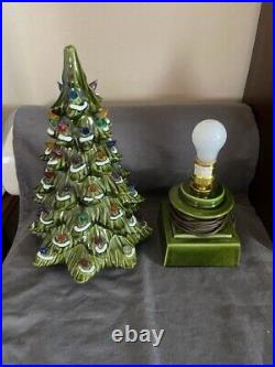 Vintage 17 Ceramic Christmas Tree The Raymond Lamp Co