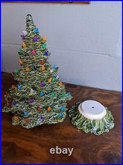Vintage 17 Tampa Bay Ceramic Christmas Tree