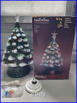 Vintage 19 Ceramic Christmas Tree by Marcia Ceramics Inspirations w Box