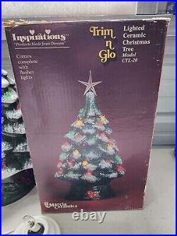 Vintage 19 Ceramic Christmas Tree by Marcia Ceramics Inspirations w Box