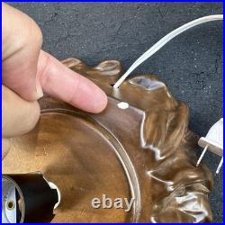 Vintage 19 Christmas Tree Ceramic Mold Green Snow 3 Piece Light Birds & Bulbs