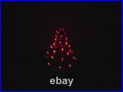 Vintage 19 WHITE Lighted Musical SILENT NIGHT Ceramic Christmas Tree w bulbs