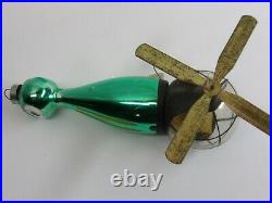 Vintage 1940's De Carlini Helicopter Christmas Tree Ornament Rare