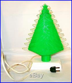 Vintage 1950's CRYSTA-LITE Illuminated Christmas Tree by ROYALITES Original Box