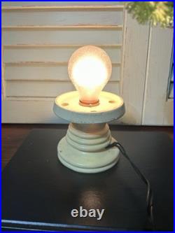 Vintage 1950's GloLite Feather Tabletop Lighted Christmas Tree Candles 18 READ