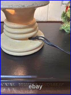 Vintage 1950's GloLite Feather Tabletop Lighted Christmas Tree Candles 18 READ