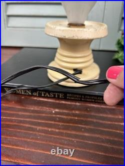 Vintage 1950's GloLite Feather Tabletop Lighted Christmas Tree Candles 18 READ