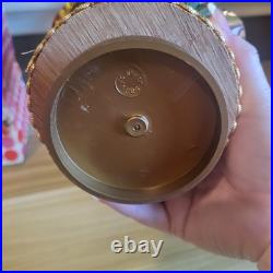 Vintage 1950's Musical Rotating Bottle Brush Christmas Tree In Box 15 Japan