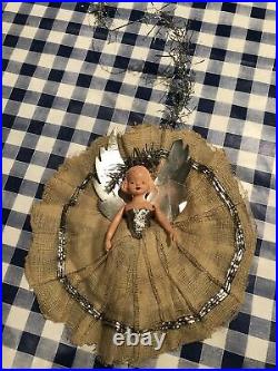 Vintage 1950s Christmas Tree Fairy Angel