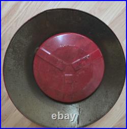 Vintage 1950s Rare Coloramic Litho Tin Metal Christmas Tree Stand- See Note