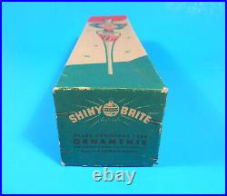 Vintage 1950s Shiny Brite 11 Glass Tree Topper withOriginal Box