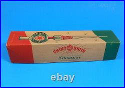 Vintage 1950s Shiny Brite 11 Glass Tree Topper withOriginal Box