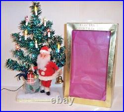 Vintage 1960's Amico Santa Claus & Christmas Tree lighted display 120v near mint