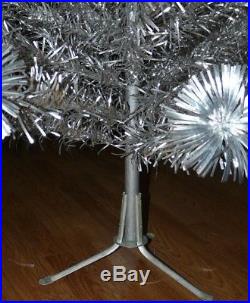 Vintage 1960's Suprem Model 4647 Aluminum Christmas Tree 7' Tall 144 Branches