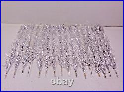 Vintage 1960s Silver Glow Arandell 6.5H 49 prowith49 Aluminum Christmas Tree