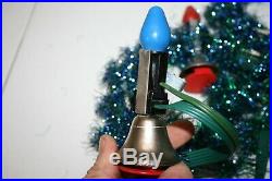 Vintage 1963 Rare Christmas Tree Musical 8 Bell Lights Delta Electric MCM A726