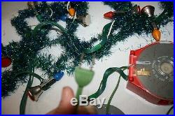 Vintage 1963 Rare Christmas Tree Musical 8 Bell Lights Delta Electric MCM A726