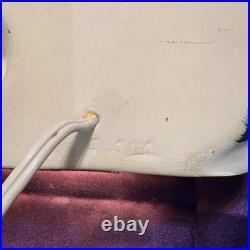 Vintage 1965 Atlantic Mold Lighted Christmas Tree Carolers Music Box Ceramic