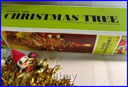 Vintage 1968 Dandee Fairyland Christmas Tree Tinsel with Angels Snowman NIB Vintage 1968 Dandee Fairyland Christmas Tree Tinsel with Angels Snowman NIB