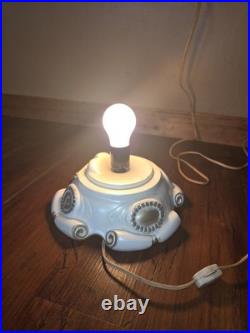 Vintage 1970's Atlantic Mold Ceramic Lighted Christmas Tree withBase 18