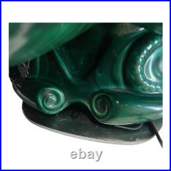 Vintage 1970's Atlantic Mold Ceramic Lighted Christmas Tree withBase working