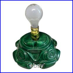 Vintage 1970's Atlantic Mold Ceramic Lighted Christmas Tree withBase working