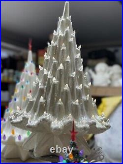 Vintage 1970's Atlantic Mold Very Large 21 Ceramic Christmas Tree