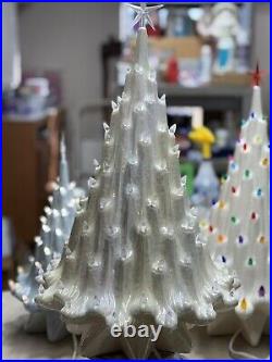 Vintage 1970's Atlantic Mold Very Large 21 Ceramic Christmas Tree