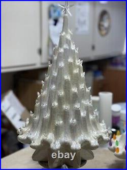 Vintage 1970's Atlantic Mold Very Large 21 Ceramic Christmas Tree