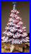 Vintage 1970s 4th of July Ceramic Christmas Tree 16 inch Tall Lights