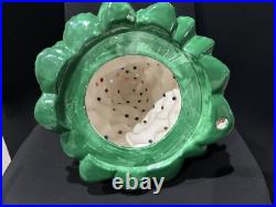 Vintage 1970s Cramer Mold Christmas Tree Ceramic Multi-Color Lights 14 Tall