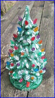 Vintage 1970s Holland Mold Ceramic Christmas Tree