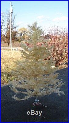 Vintage 1971 Queen X-Mas Tree White 6 1/2 Ft Boxed A Beauty From Gordon Ind