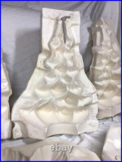 Vintage 1974 Atlantic CHRISTMAS TREE Ceramic Slip Casting Mold Set A64/a/b