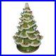 Vintage 1978 Alberta's Mold 16 1/2 Lighted Ceramic Green Christmas Tree