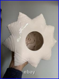 Vintage 1979 Scioto Ceramics 12 Lighted Ceramic Christmas Tree & Base RARE