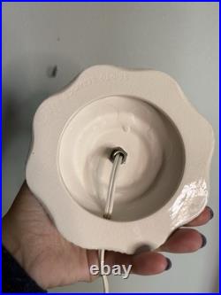 Vintage 1979 Scioto Ceramics 12 Lighted Ceramic Christmas Tree & Base RARE