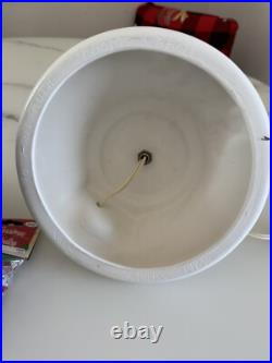 Vintage 1982 16 Green Ceramic Christmas Tree With Lights