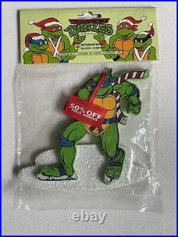 Vintage 1990 Teenage Mutant Ninja Turtles Ornament Christmas Tree All 4 TMNT NEW