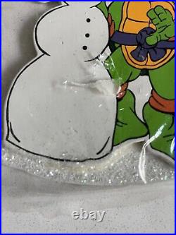 Vintage 1990 Teenage Mutant Ninja Turtles Ornament Christmas Tree All 4 TMNT NEW