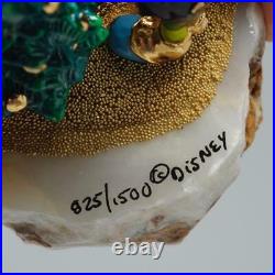 Vintage 1995 Ron Lee Disney Jiminy Cricket & Christmas Tree Figurine, Signed