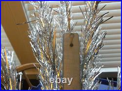 Vintage 2' Aluminum the Holiday Hanging Wall or Door Christmas Tree K2000