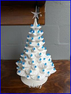 Vintage 20 Arnel Ceramic Christmas Tree White